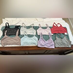 Women's Intimates Soft Bralette Set - Multi-Color